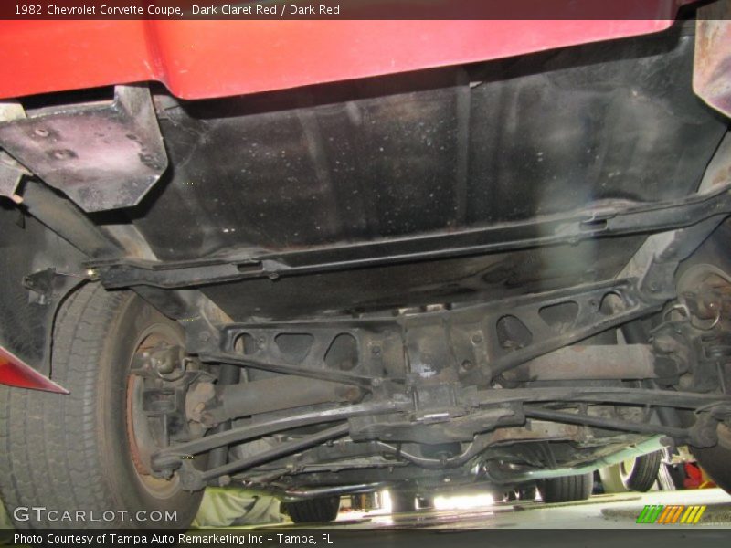 Undercarriage of 1982 Corvette Coupe