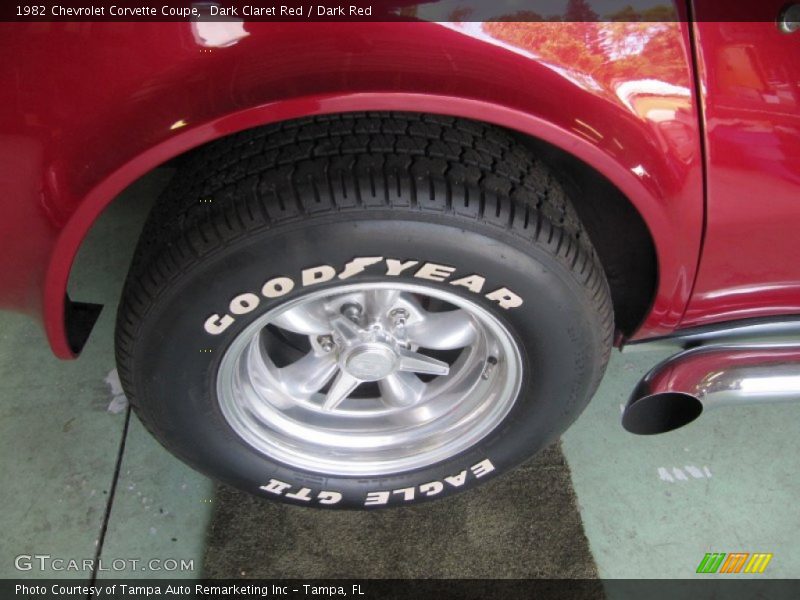 Dark Claret Red / Dark Red 1982 Chevrolet Corvette Coupe