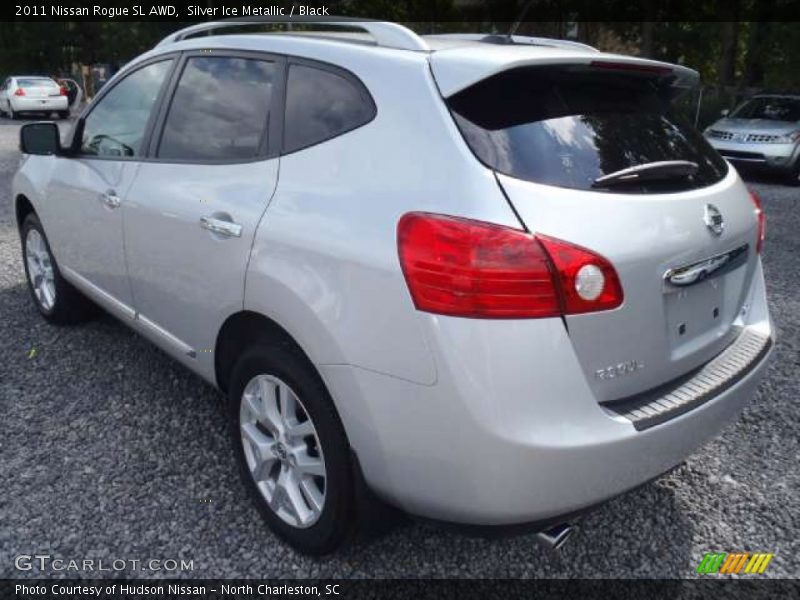 Silver Ice Metallic / Black 2011 Nissan Rogue SL AWD