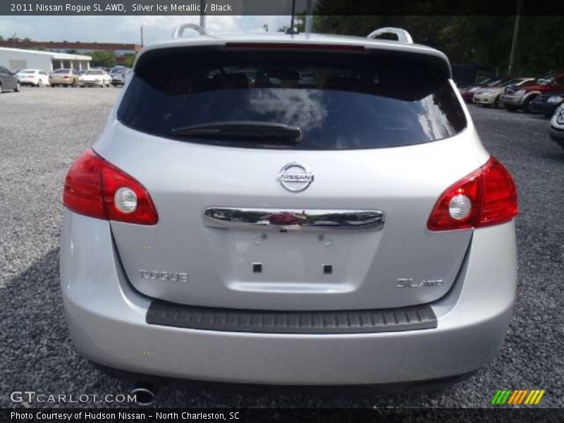 Silver Ice Metallic / Black 2011 Nissan Rogue SL AWD