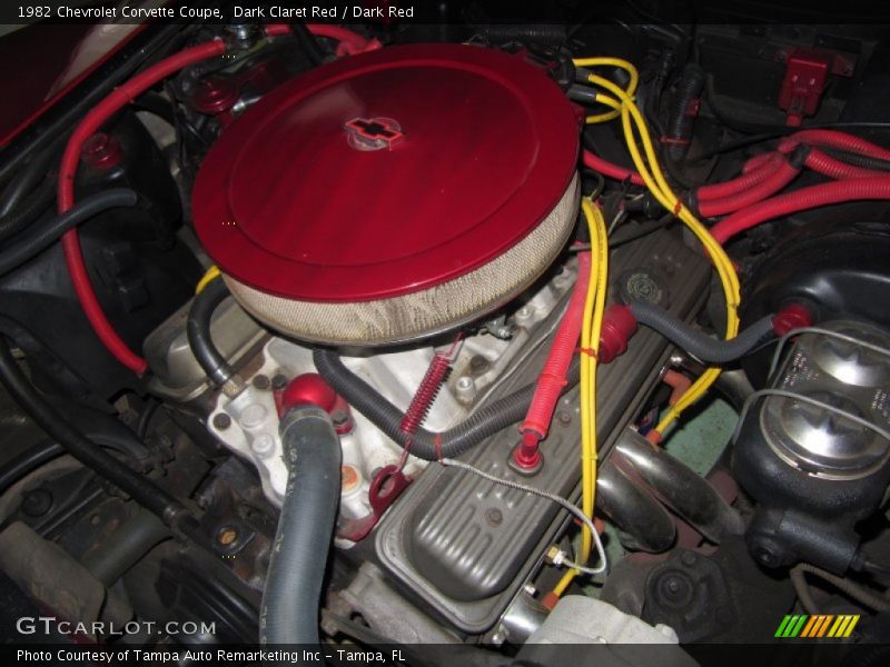 Dark Claret Red / Dark Red 1982 Chevrolet Corvette Coupe