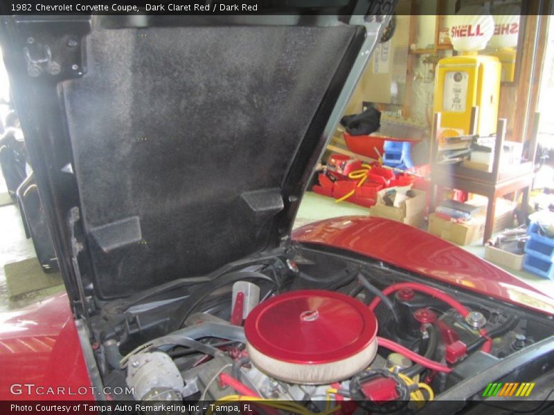 Dark Claret Red / Dark Red 1982 Chevrolet Corvette Coupe