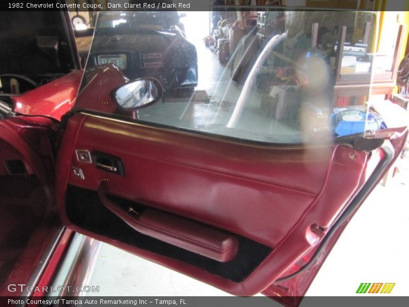 Dark Claret Red / Dark Red 1982 Chevrolet Corvette Coupe