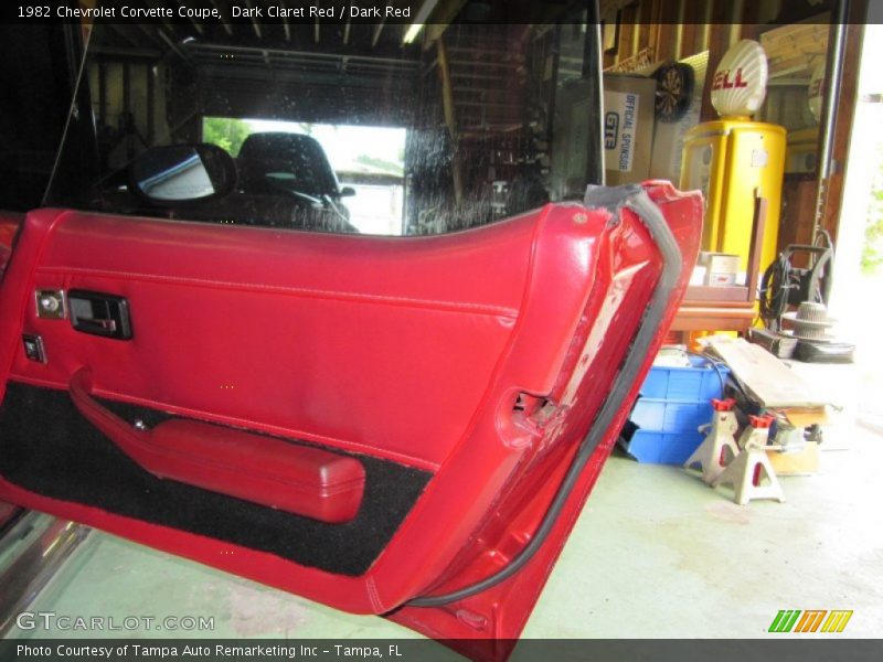 Dark Claret Red / Dark Red 1982 Chevrolet Corvette Coupe