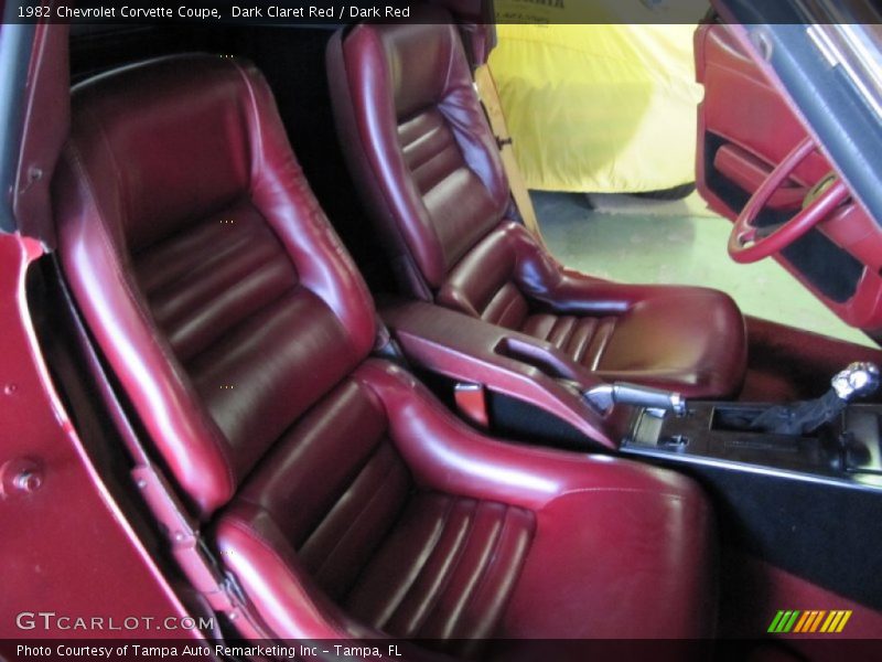  1982 Corvette Coupe Dark Red Interior