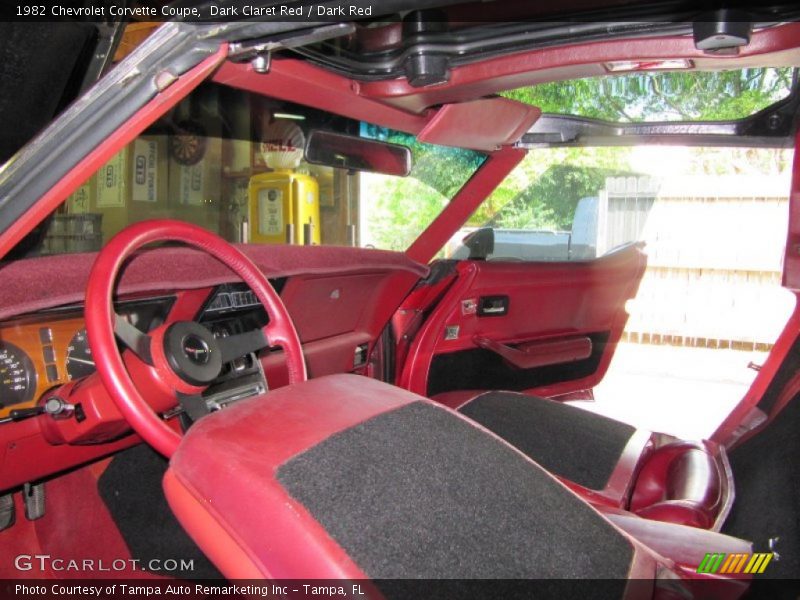  1982 Corvette Coupe Dark Red Interior