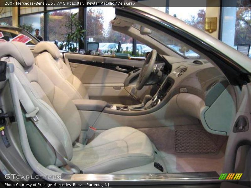 Pewter Metallic / Ash Grey 2007 Mercedes-Benz SL 55 AMG Roadster