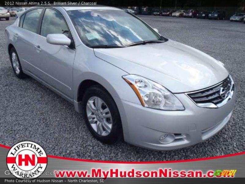 Brilliant Silver / Charcoal 2012 Nissan Altima 2.5 S