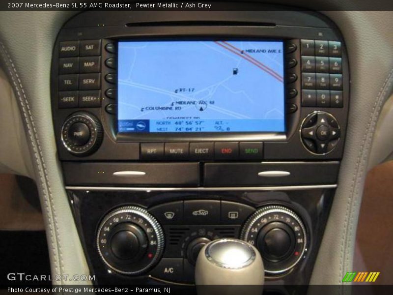 Pewter Metallic / Ash Grey 2007 Mercedes-Benz SL 55 AMG Roadster