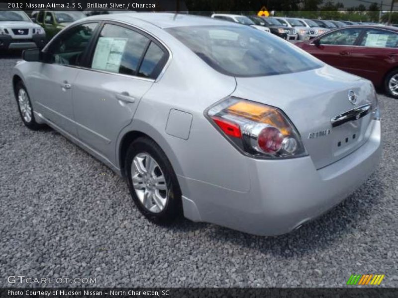 Brilliant Silver / Charcoal 2012 Nissan Altima 2.5 S