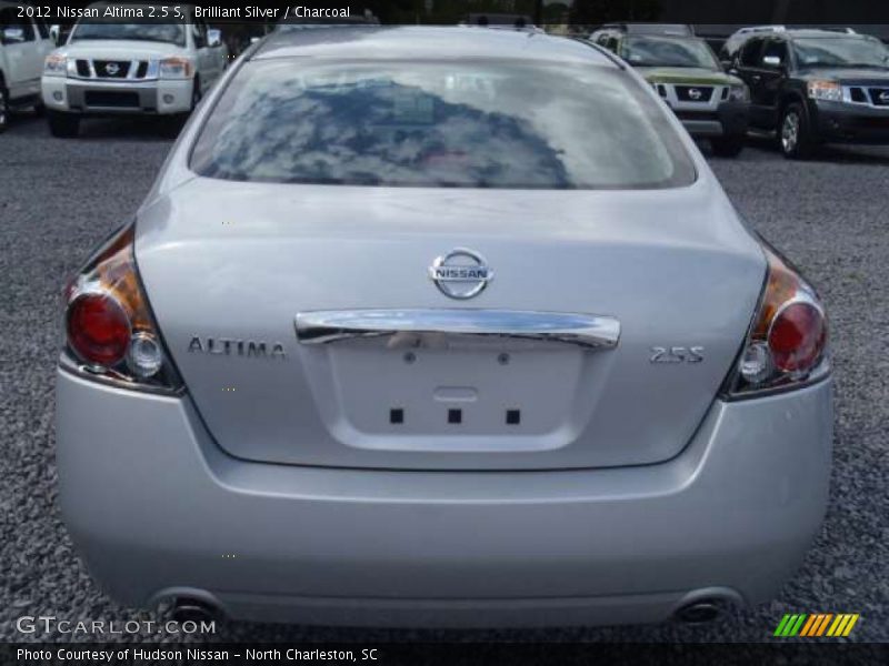 Brilliant Silver / Charcoal 2012 Nissan Altima 2.5 S