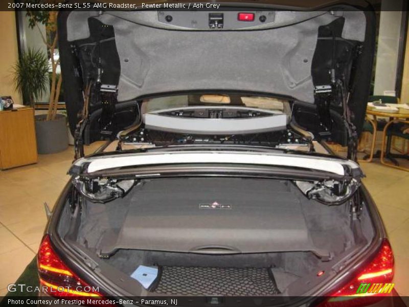 Pewter Metallic / Ash Grey 2007 Mercedes-Benz SL 55 AMG Roadster