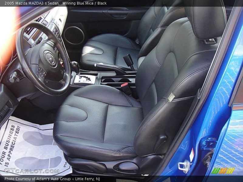 Winning Blue Mica / Black 2005 Mazda MAZDA3 s Sedan