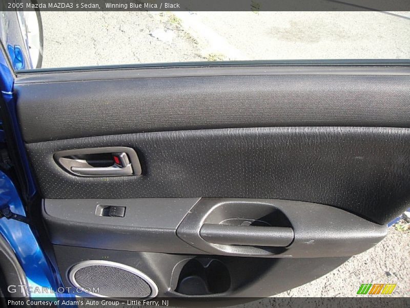 Winning Blue Mica / Black 2005 Mazda MAZDA3 s Sedan