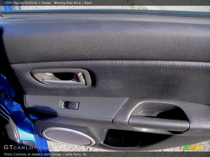 Winning Blue Mica / Black 2005 Mazda MAZDA3 s Sedan