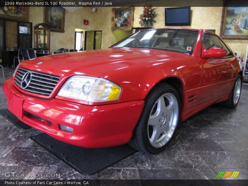 Magma Red / Java 1999 Mercedes-Benz SL 500 Roadster