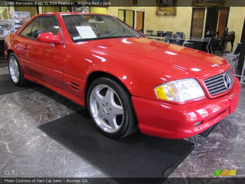 Magma Red / Java 1999 Mercedes-Benz SL 500 Roadster