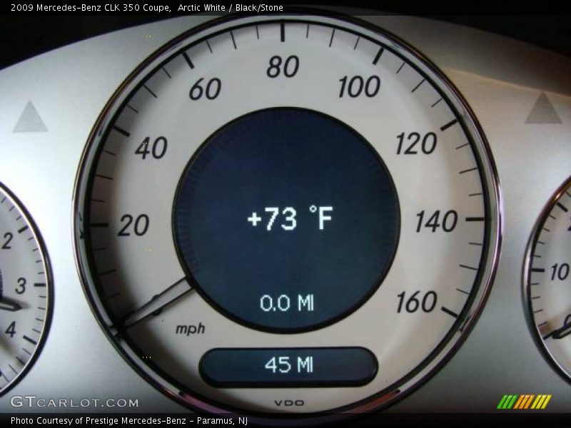 Arctic White / Black/Stone 2009 Mercedes-Benz CLK 350 Coupe