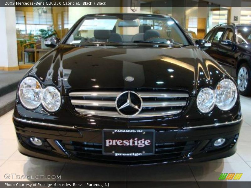 Black / Black 2009 Mercedes-Benz CLK 350 Cabriolet