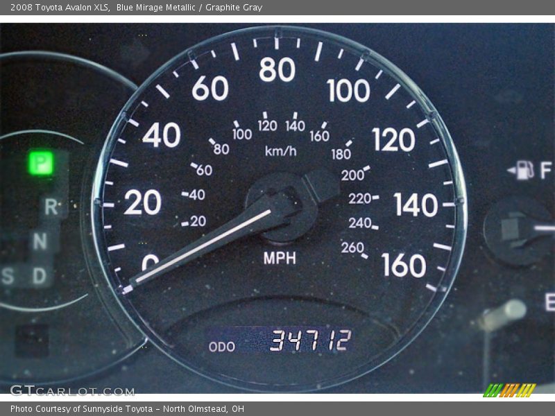 Blue Mirage Metallic / Graphite Gray 2008 Toyota Avalon XLS