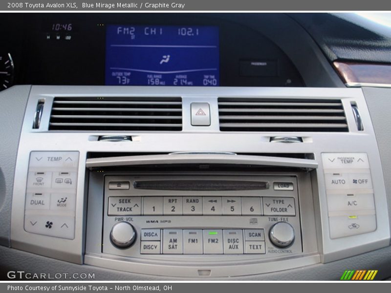 Blue Mirage Metallic / Graphite Gray 2008 Toyota Avalon XLS