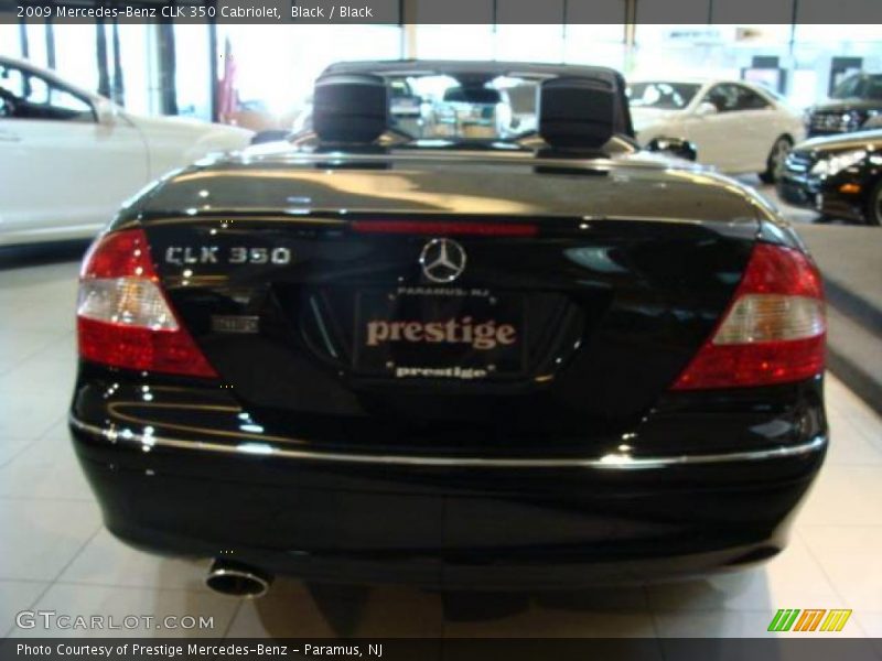 Black / Black 2009 Mercedes-Benz CLK 350 Cabriolet