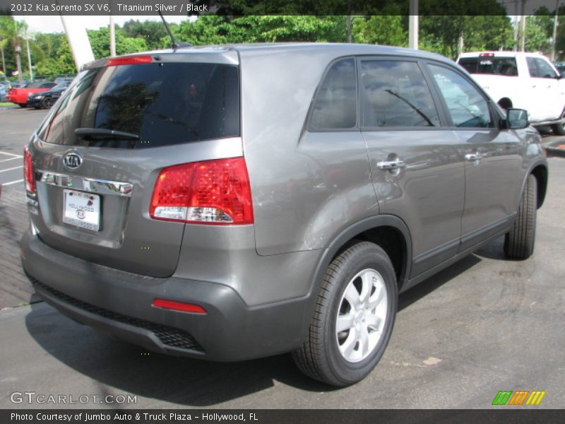 Titanium Silver / Black 2012 Kia Sorento SX V6