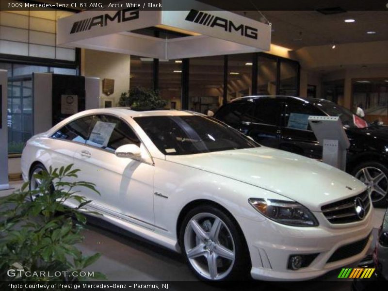 Arctic White / Black 2009 Mercedes-Benz CL 63 AMG