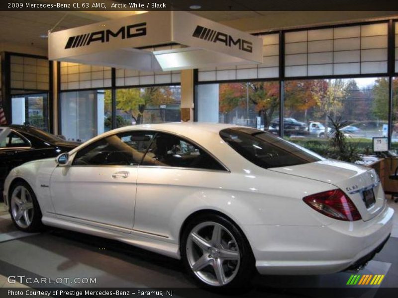 Arctic White / Black 2009 Mercedes-Benz CL 63 AMG
