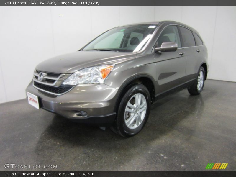 Tango Red Pearl / Gray 2010 Honda CR-V EX-L AWD