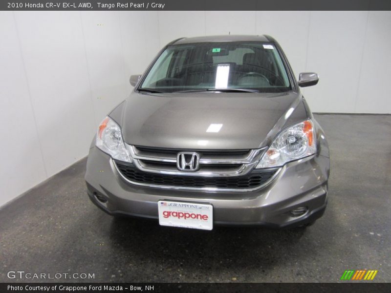 Tango Red Pearl / Gray 2010 Honda CR-V EX-L AWD