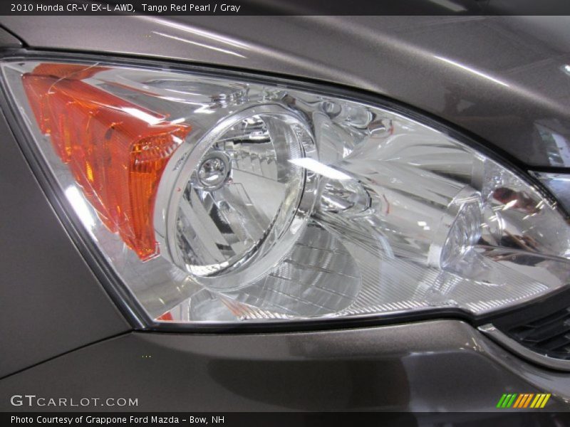 Tango Red Pearl / Gray 2010 Honda CR-V EX-L AWD