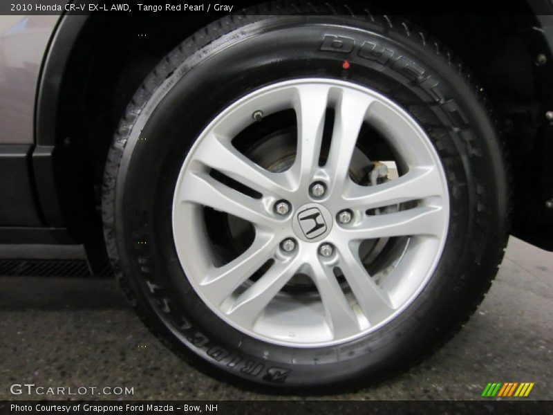 Tango Red Pearl / Gray 2010 Honda CR-V EX-L AWD