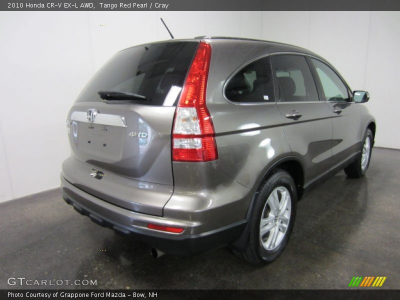 Tango Red Pearl / Gray 2010 Honda CR-V EX-L AWD