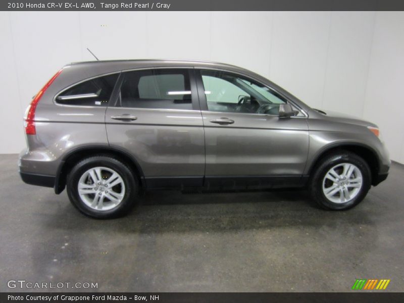 Tango Red Pearl / Gray 2010 Honda CR-V EX-L AWD