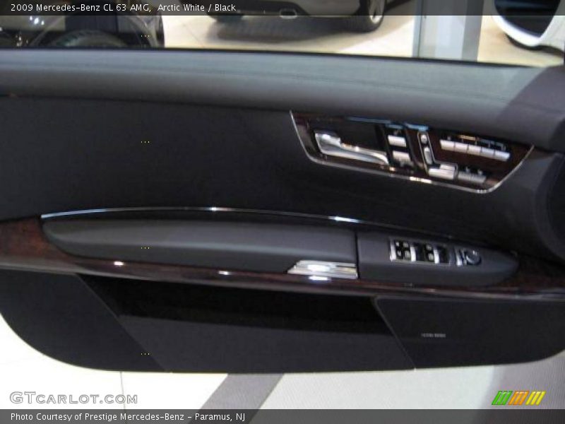 Arctic White / Black 2009 Mercedes-Benz CL 63 AMG