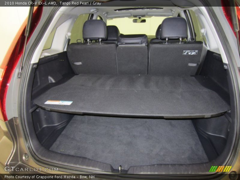 Tango Red Pearl / Gray 2010 Honda CR-V EX-L AWD