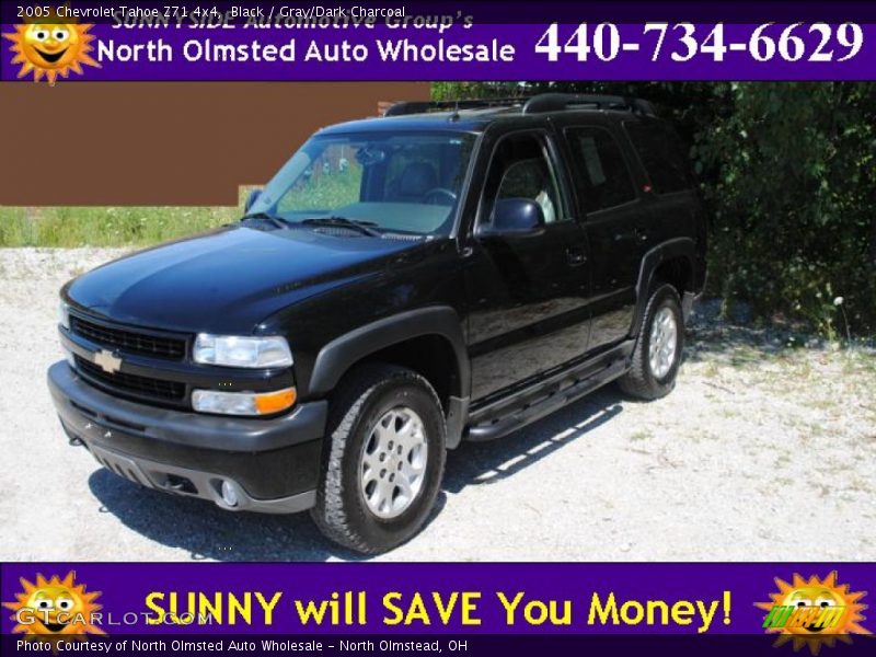 Black / Gray/Dark Charcoal 2005 Chevrolet Tahoe Z71 4x4