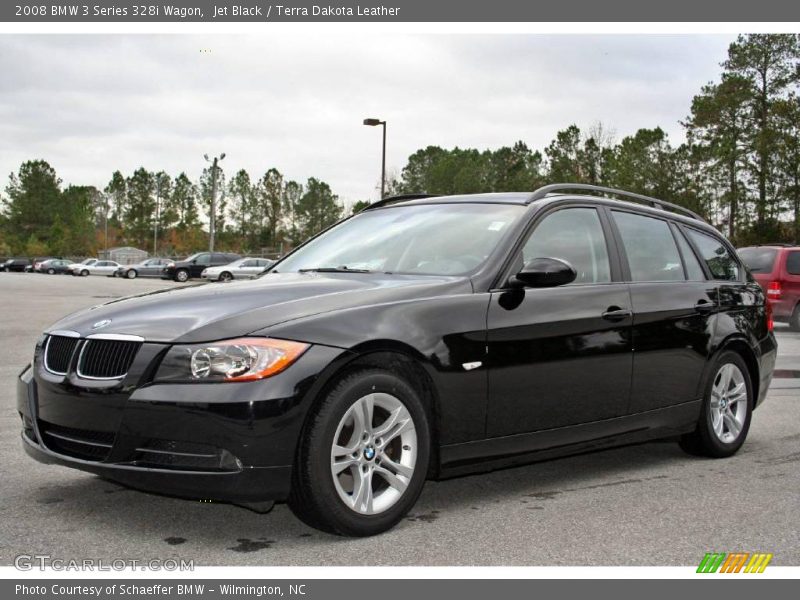 Jet Black / Terra Dakota Leather 2008 BMW 3 Series 328i Wagon