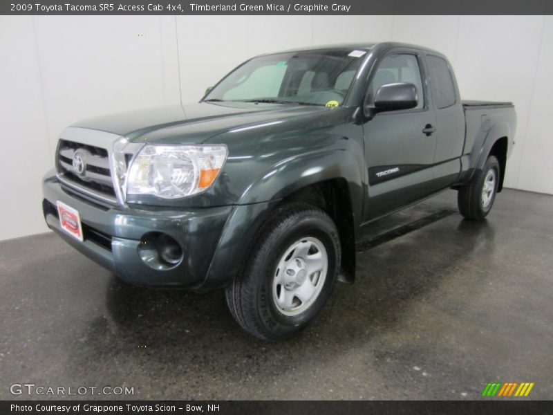 Timberland Green Mica / Graphite Gray 2009 Toyota Tacoma SR5 Access Cab 4x4