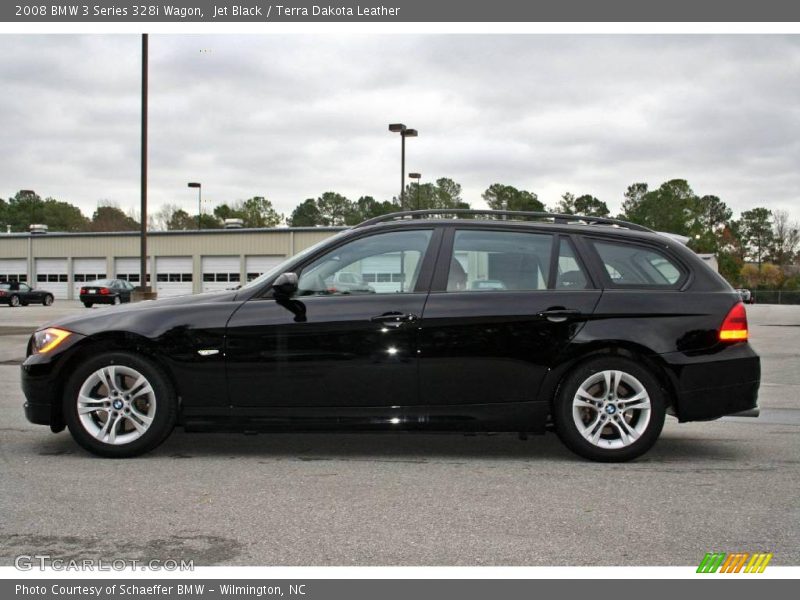 Jet Black / Terra Dakota Leather 2008 BMW 3 Series 328i Wagon