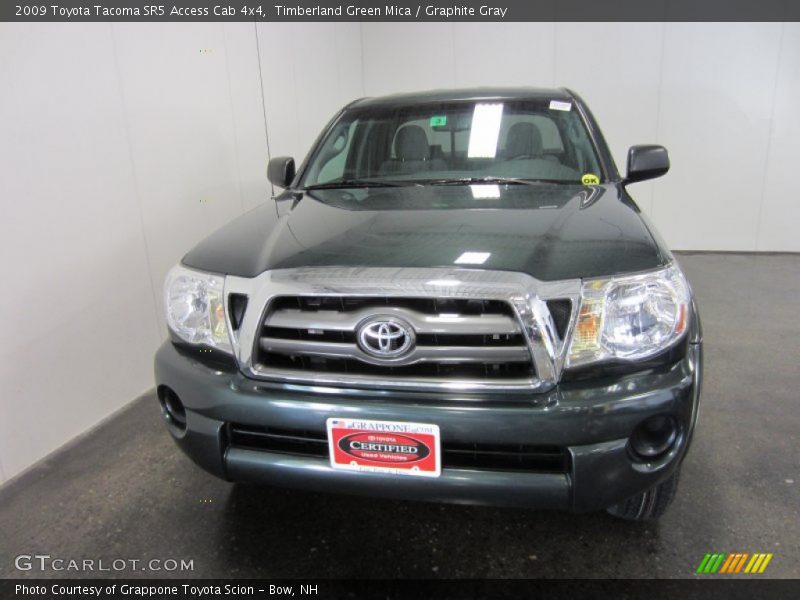 Timberland Green Mica / Graphite Gray 2009 Toyota Tacoma SR5 Access Cab 4x4