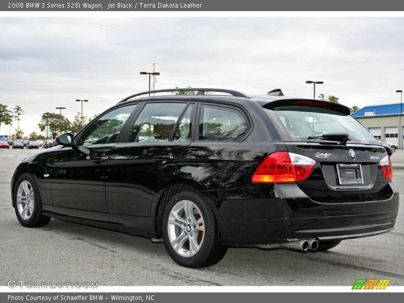 Jet Black / Terra Dakota Leather 2008 BMW 3 Series 328i Wagon