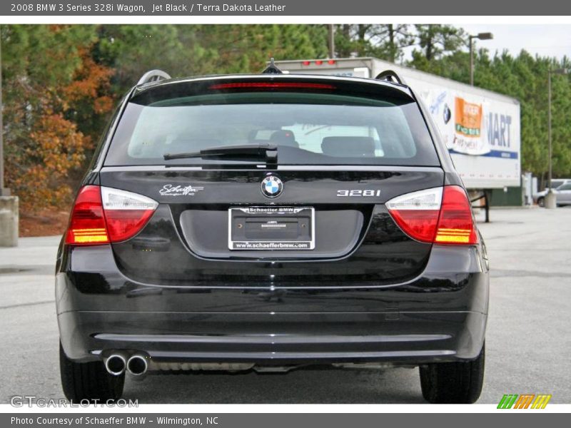 Jet Black / Terra Dakota Leather 2008 BMW 3 Series 328i Wagon