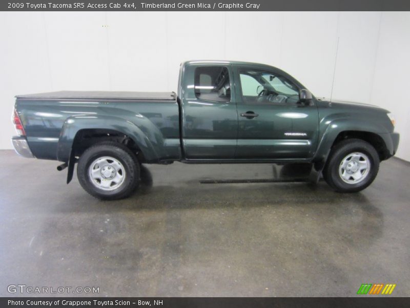 Timberland Green Mica / Graphite Gray 2009 Toyota Tacoma SR5 Access Cab 4x4