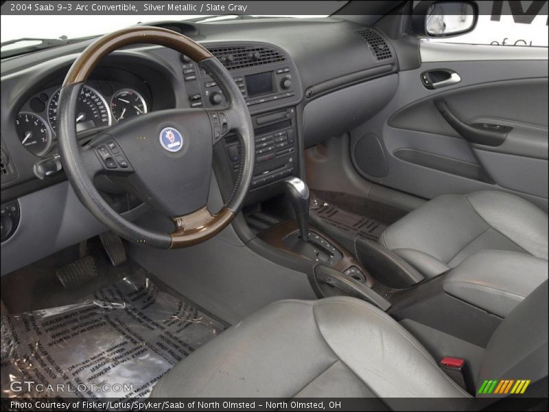  2004 9-3 Arc Convertible Slate Gray Interior