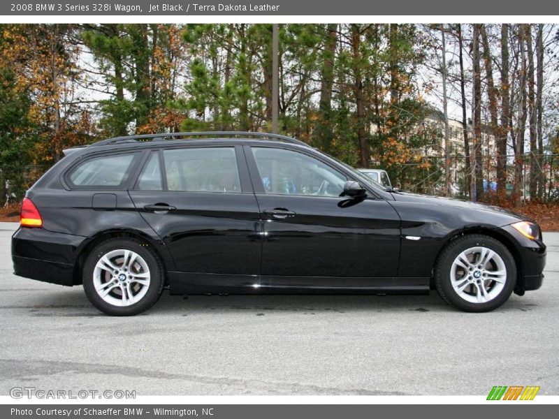 Jet Black / Terra Dakota Leather 2008 BMW 3 Series 328i Wagon
