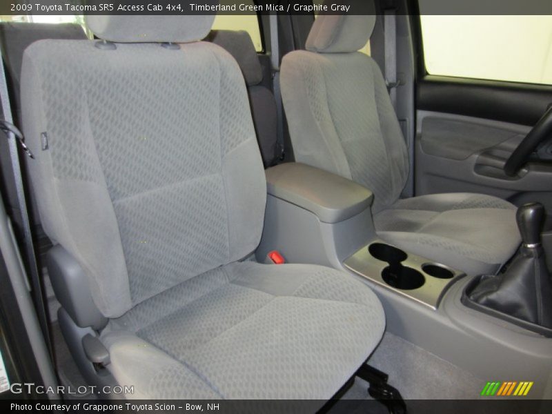 Timberland Green Mica / Graphite Gray 2009 Toyota Tacoma SR5 Access Cab 4x4