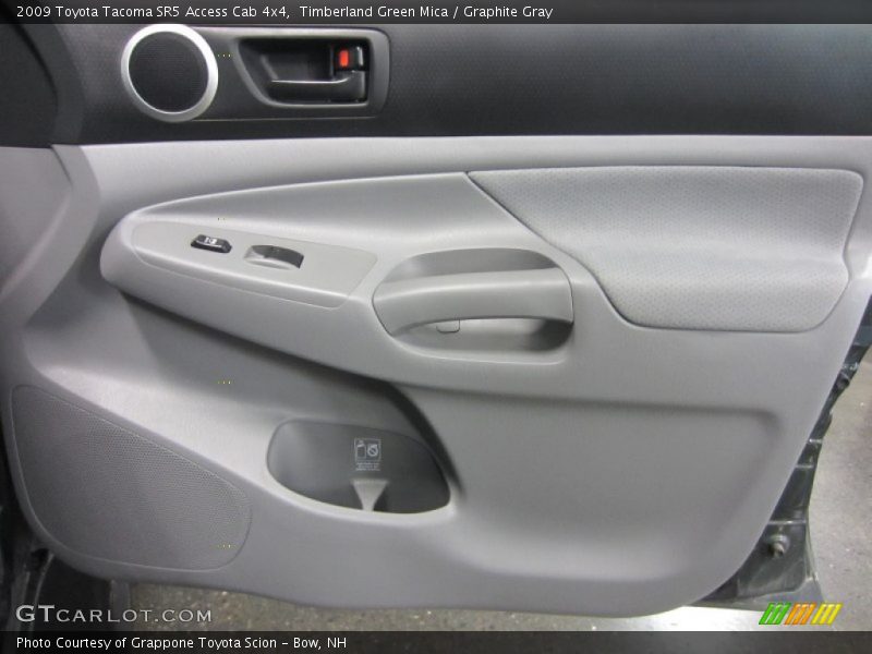 Timberland Green Mica / Graphite Gray 2009 Toyota Tacoma SR5 Access Cab 4x4