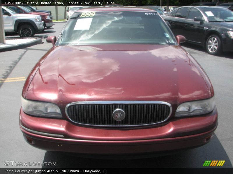 Bordeaux Red Pearl / Taupe 1999 Buick LeSabre Limited Sedan